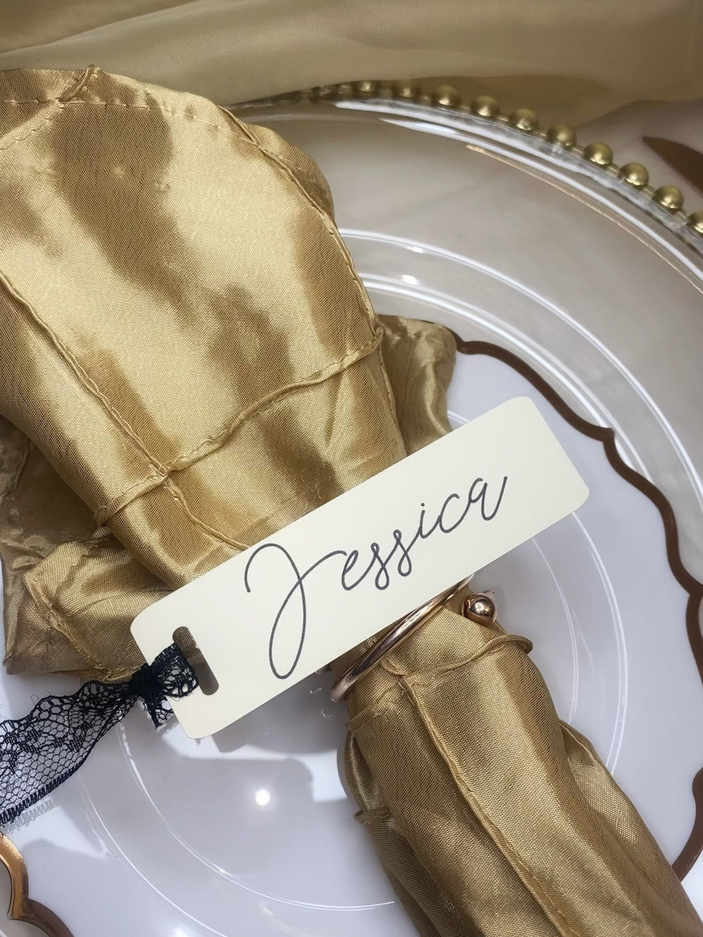 Minimalist place cards