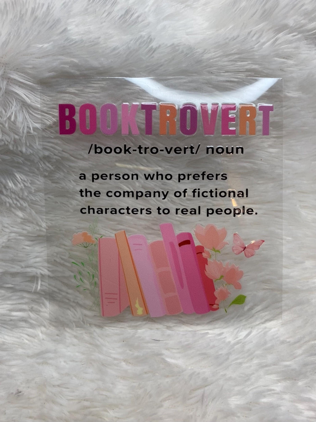 Booktrovert UV DTF 16oz Wrap, Book Lover Gift