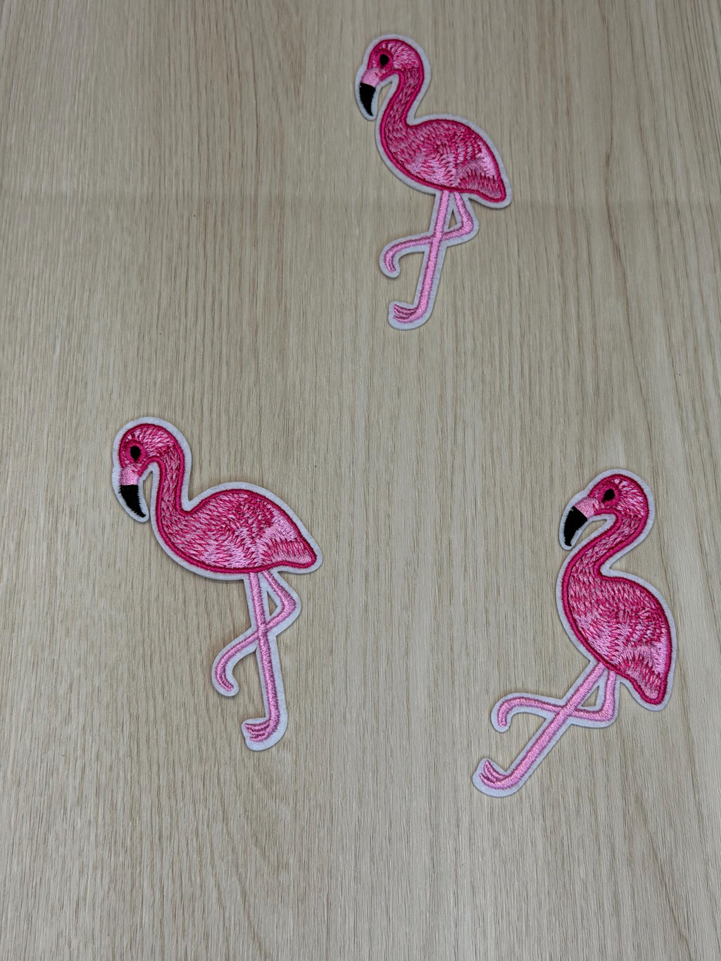 Pink Flamingo Iron-On Patch –  Tropical Embellishment