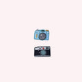 Camera Iron-On Patch, Classic & Turquoise Options Cute Aesthetic Embroidered Patch for Jackets, Bags, Hats