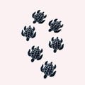 Blue Turtle Embroidery Patch | Iron-On Applique (2–4”)