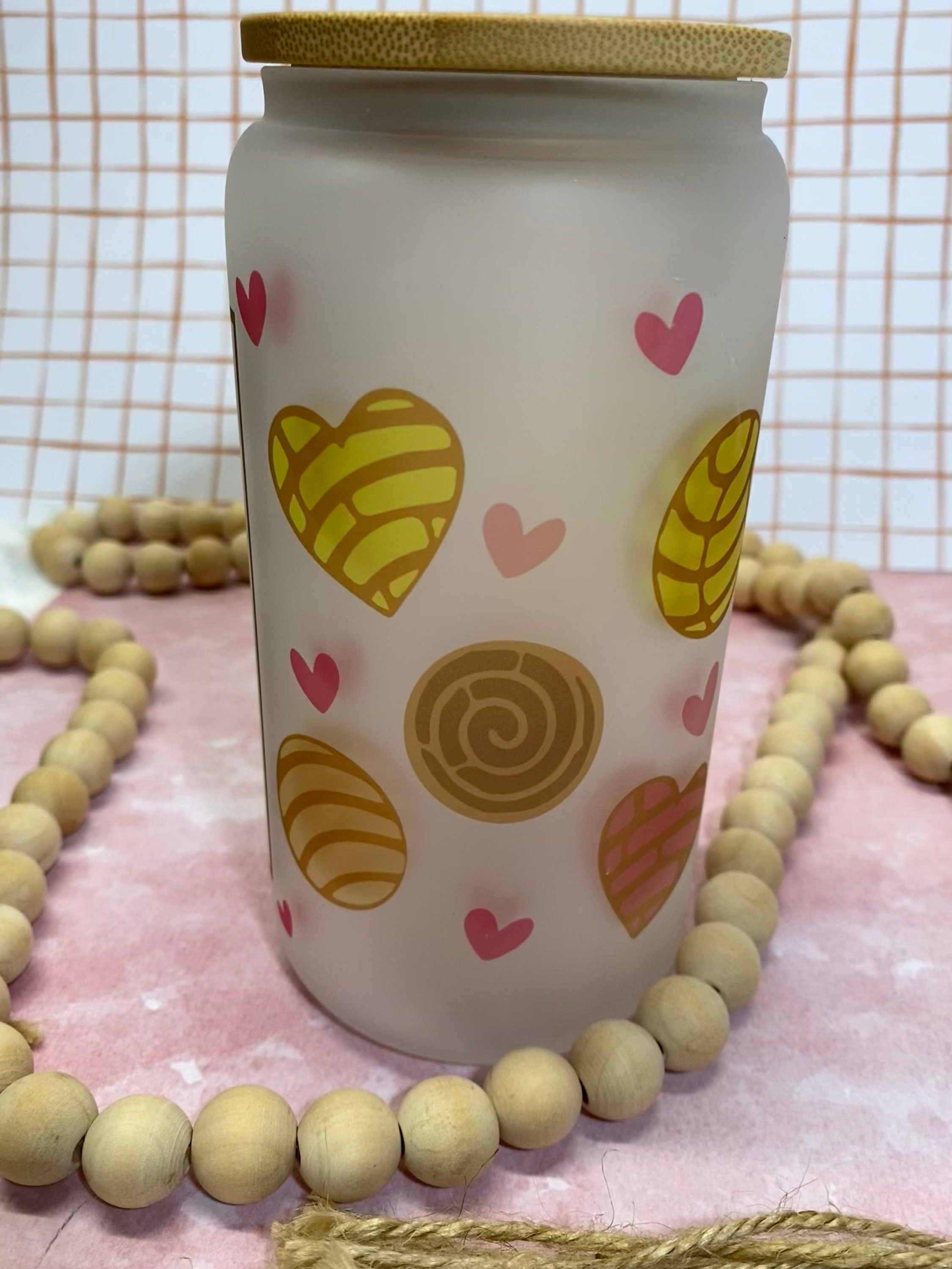 Coffee Frosted Beer Can Glasses