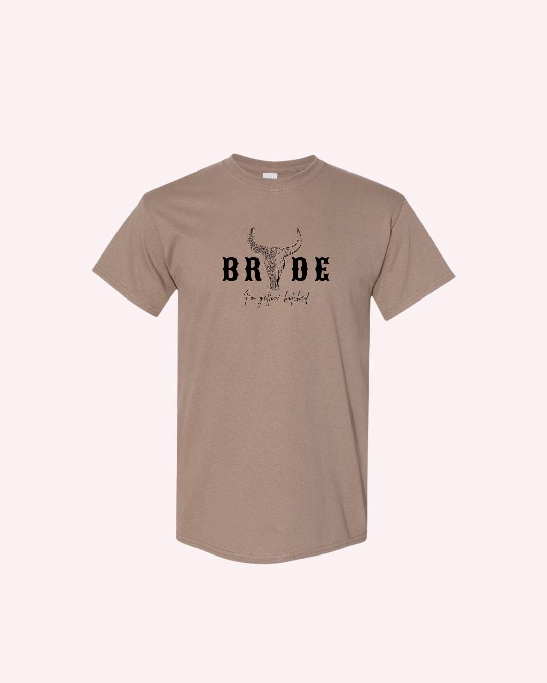 Western Bachelorette Party T-Shirt: Bride Tribe Cowboy Tee