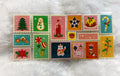 Christmas Stamps UV DTF 16oz Wrap: Tumbler Design