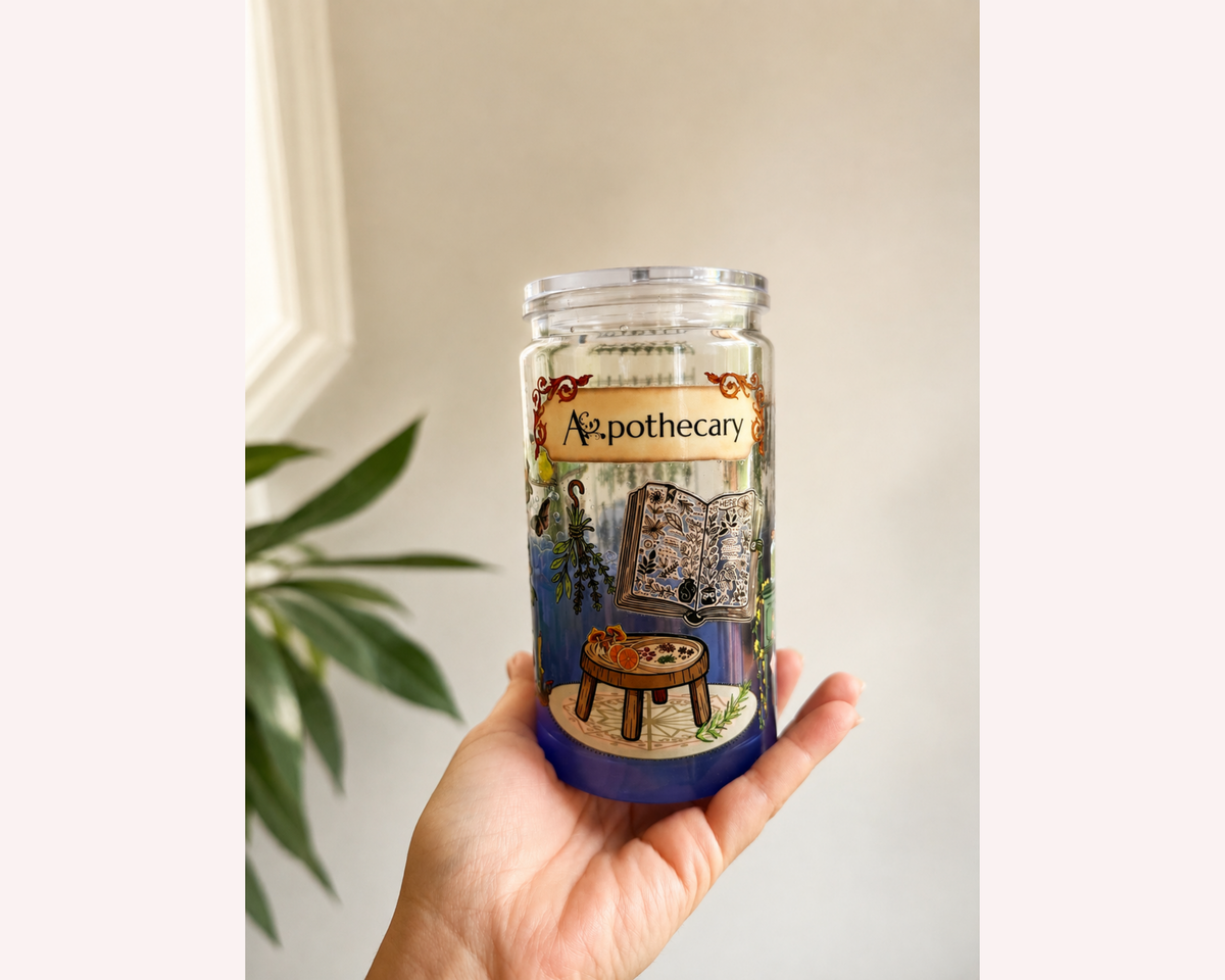 Apothecary Lava Cup – 16 oz Blue Shimmer Witchy Cup