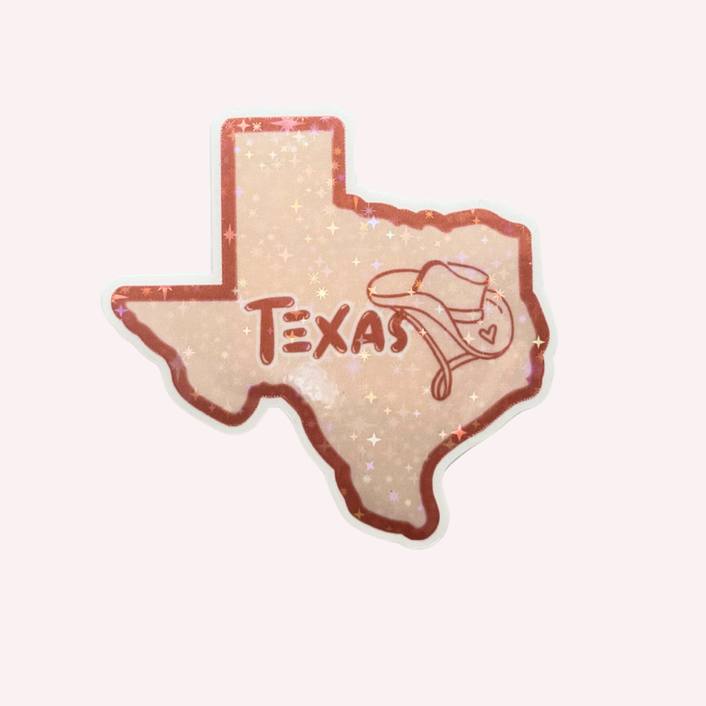 State Sticker | New York Sticker | New Jersey Sticker | Texas Sticker | California Sticker | Florida Sticker | Holographic State Decal