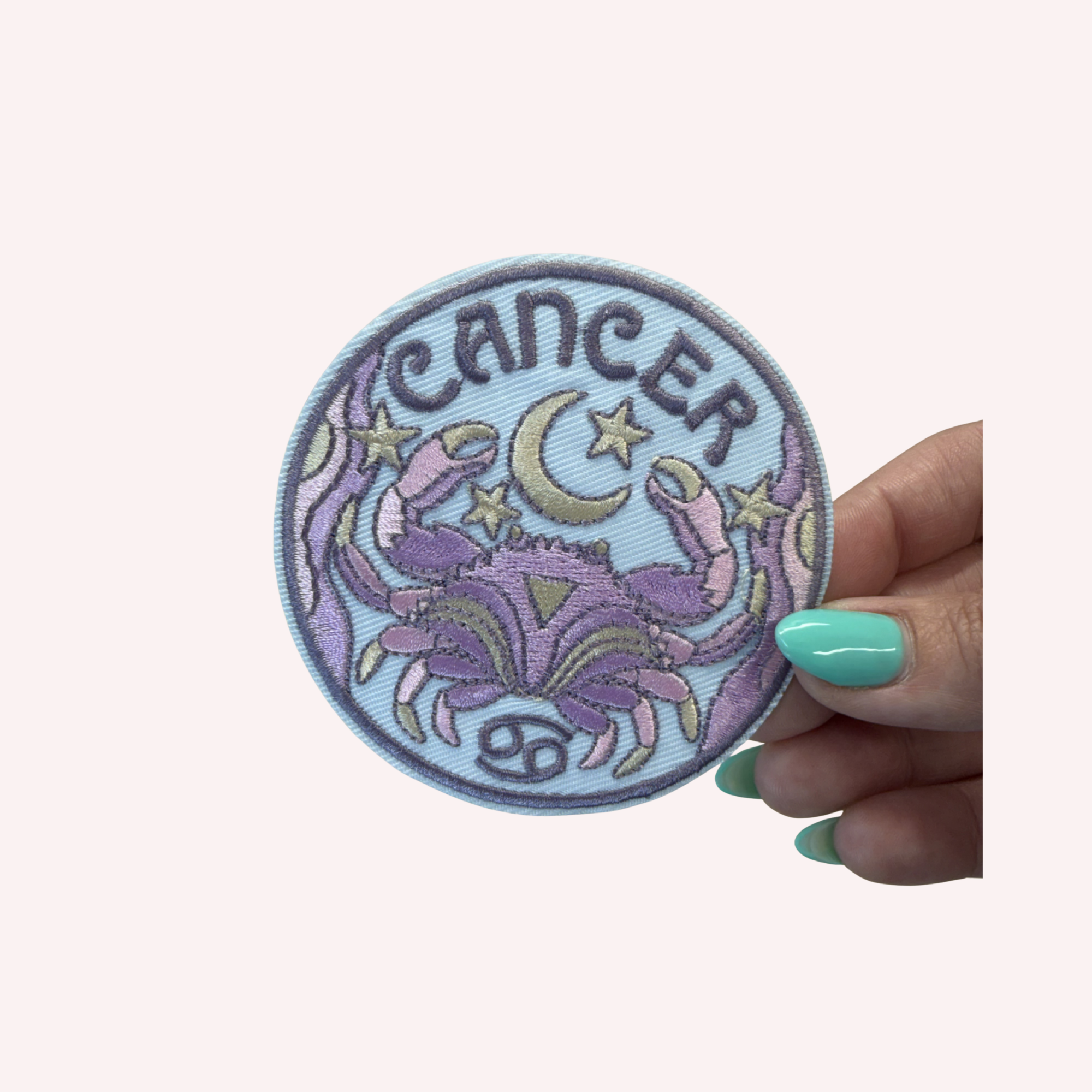 Zodiac Embroidered Iron-On Patch Astrology Star Sign Patch Aries Taurus Gemini Cancer Leo Virgo Libra Scorpio Pisces Patch