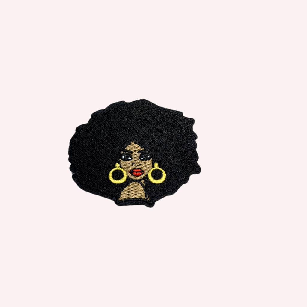 Black Girl Magic – Embroidered Iron-On Patch | Natural Hair Beauty | Melanin Pride | Statement Fashion Patch