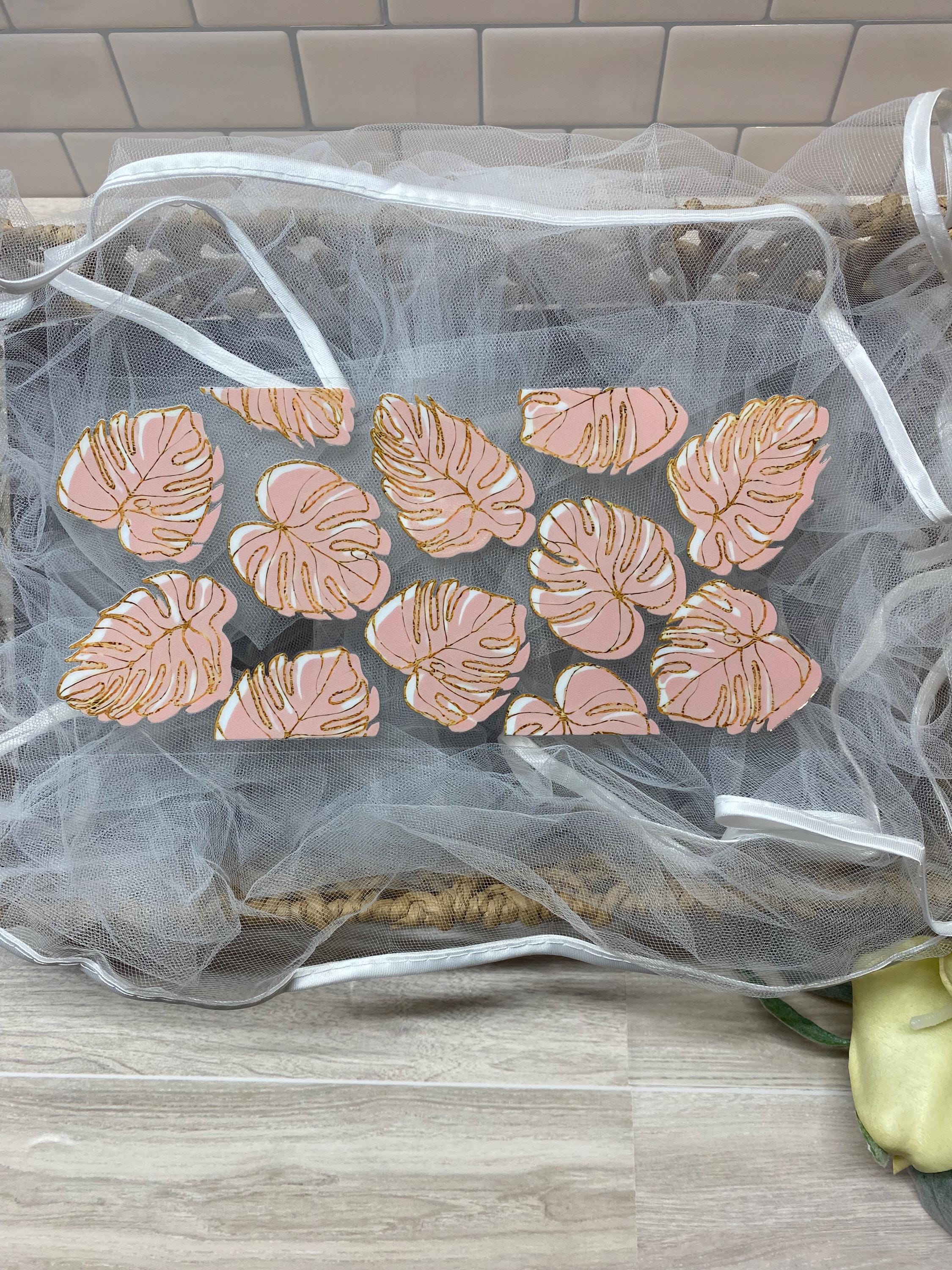 Pink Monstera Leaf 16oz Cup Wrap: Plant Lover DIY Tumbler
