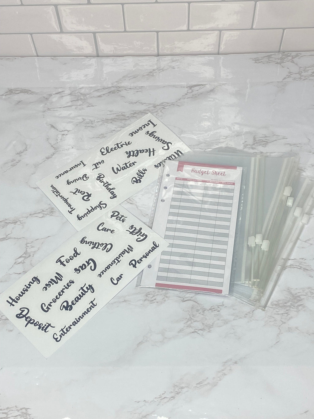 Holographic Budget Binders - budget journal