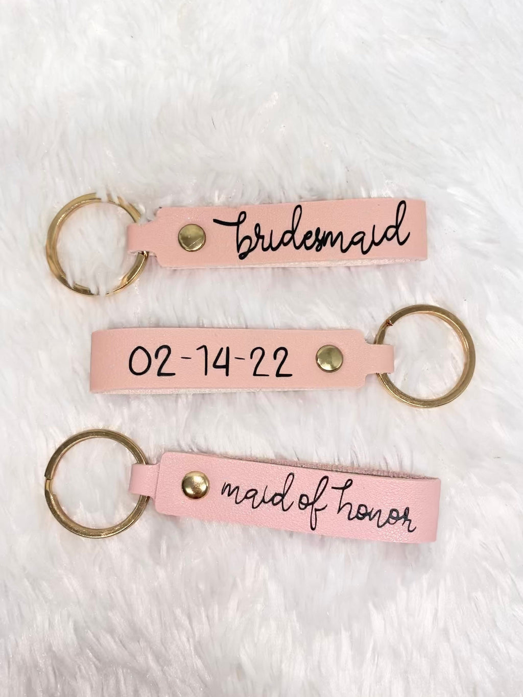 Bridesmaid or maid of honor keychain!