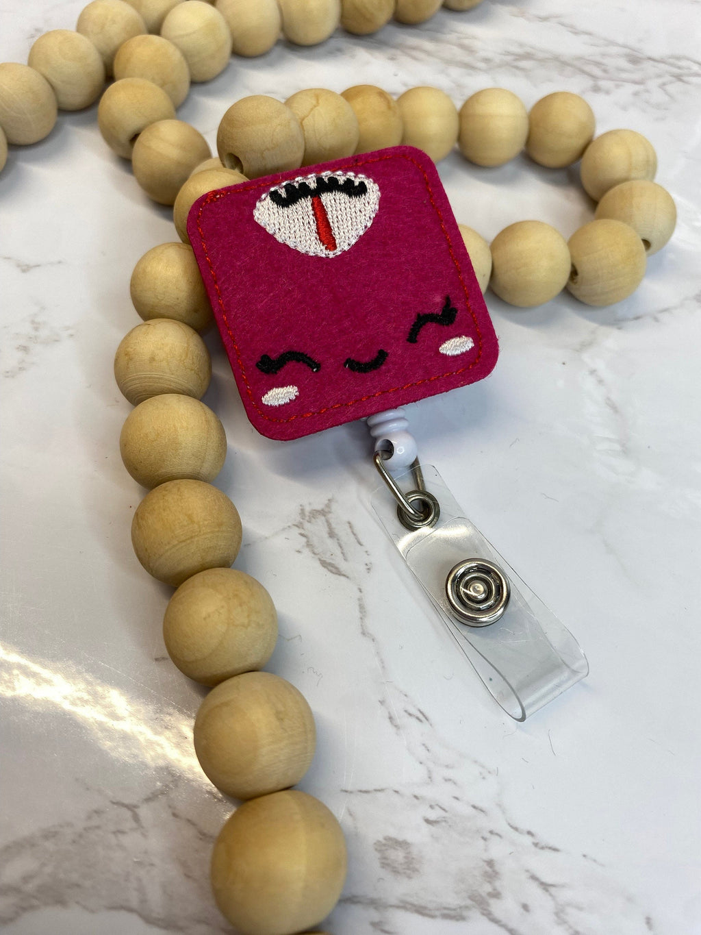 Cute Nurse Badge Reel – Retractable ID Holder, Nurse Accessories