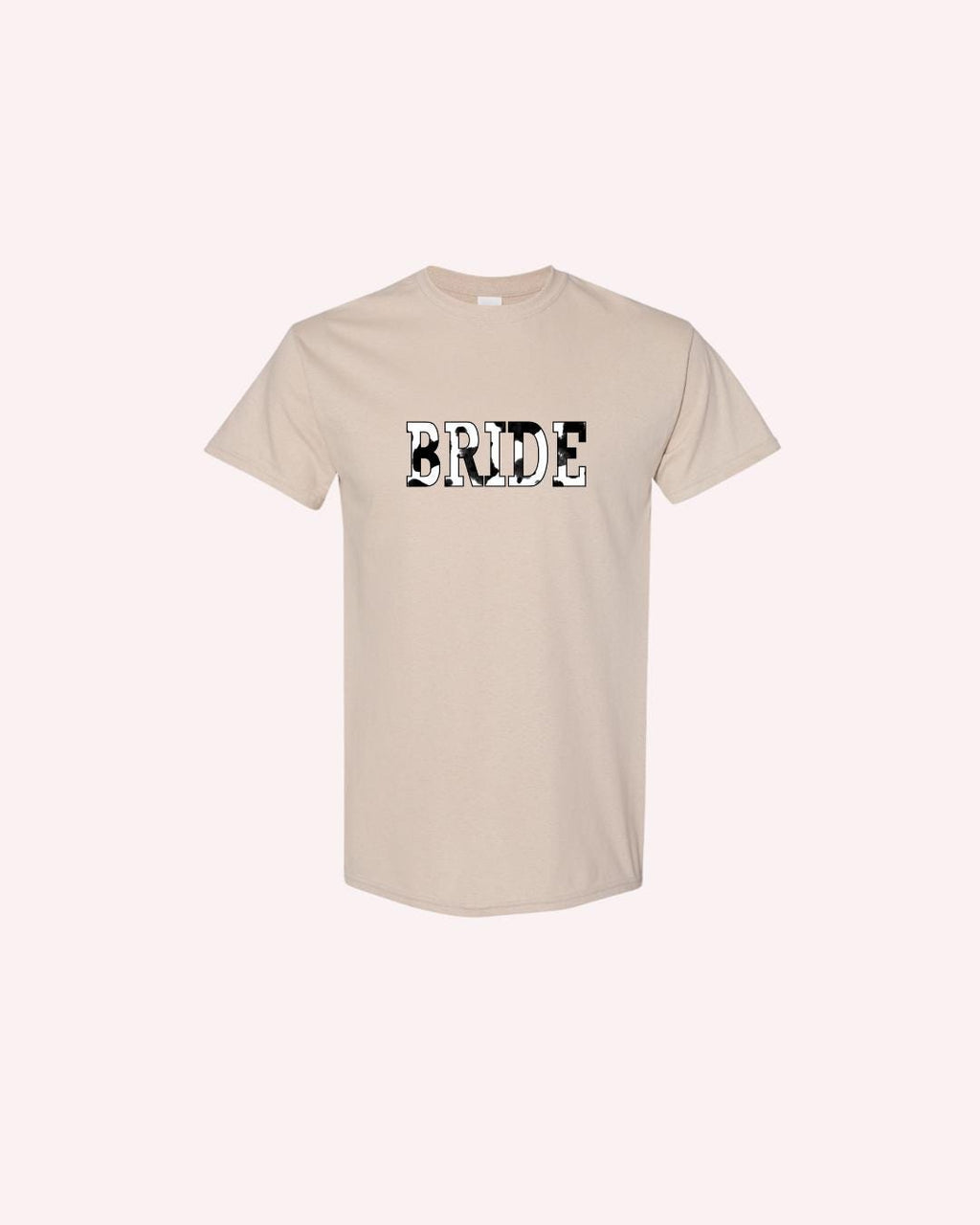 Western Bachelorette Cow Print T-Shirt: Bride & Babe Bridal Party