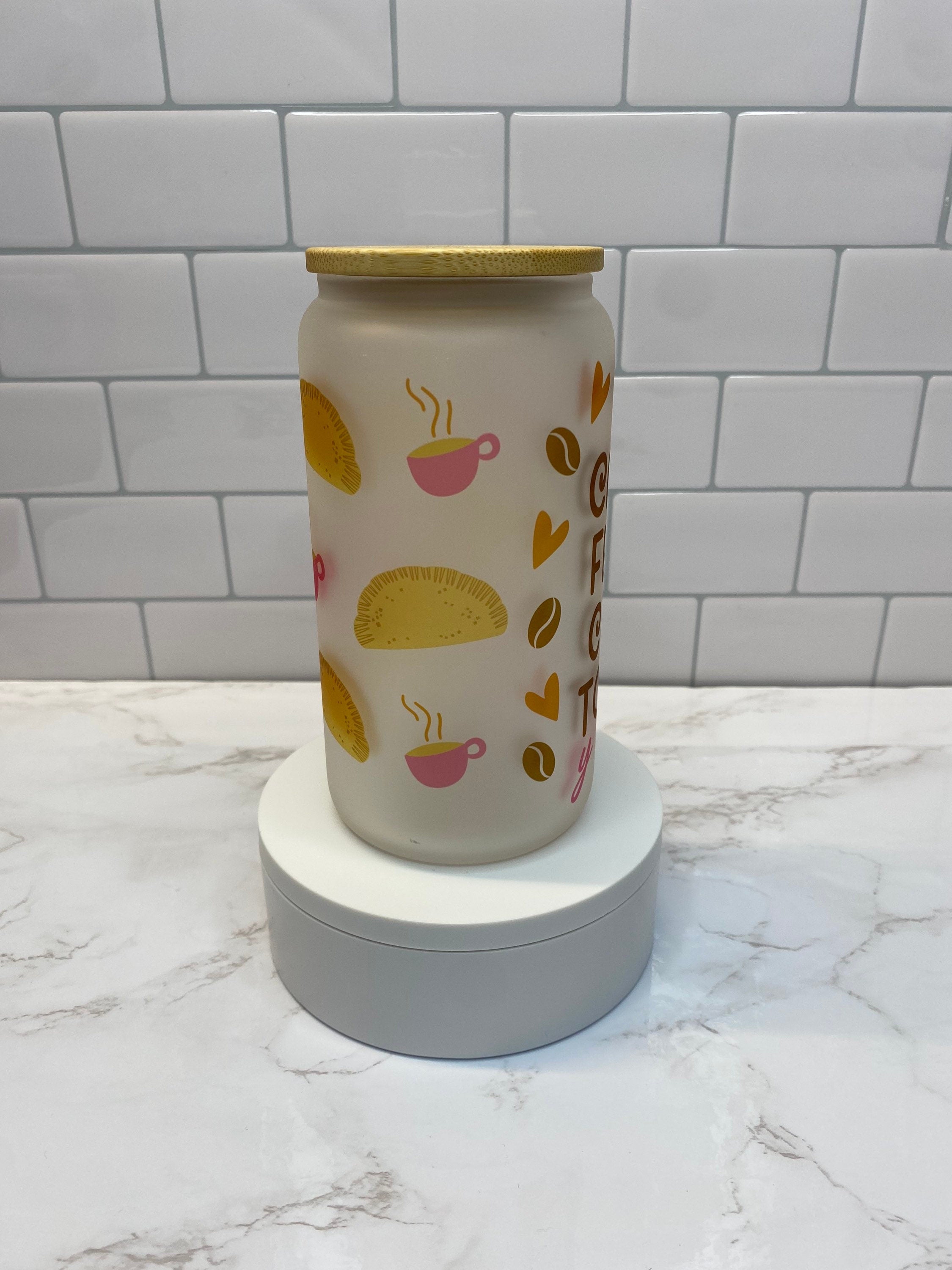 Cafecito y Chisme - Frosted Beer Can Glasses Caribbean Style