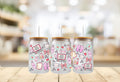 Girly Nurse UV DTF Cup Wrap: 16oz Tumbler Decoration