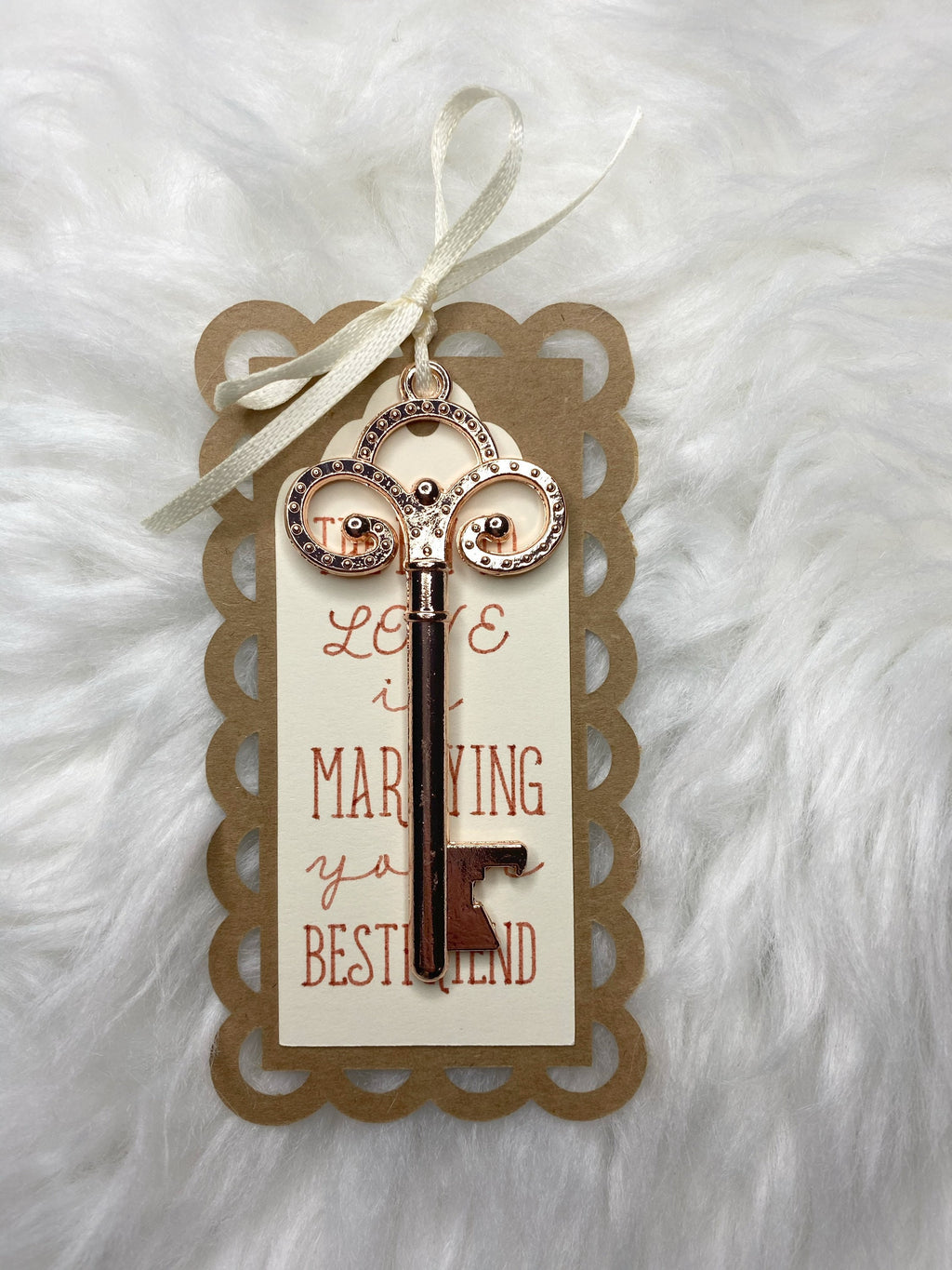 Rose Gold Bottle Opener – Wedding or Party Favor