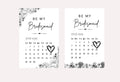 Personalized Save the Date Card / Bridesmaid Proposal (4x4 inches)