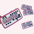 Girly Embroidered Iron On Patch | Game Day Outfit Accessory