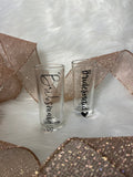 Bridesmaid shot glass