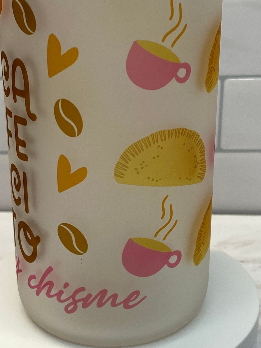 Cafecito y Chisme - Frosted Beer Can Glasses Caribbean Style