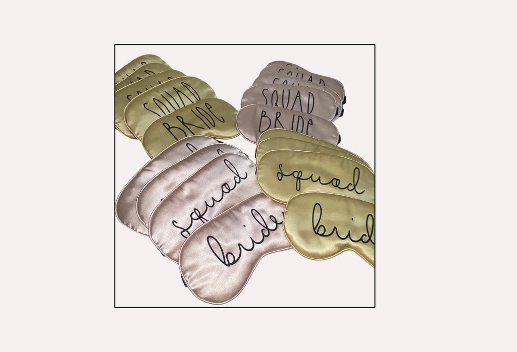 Bride Squad sleep masks