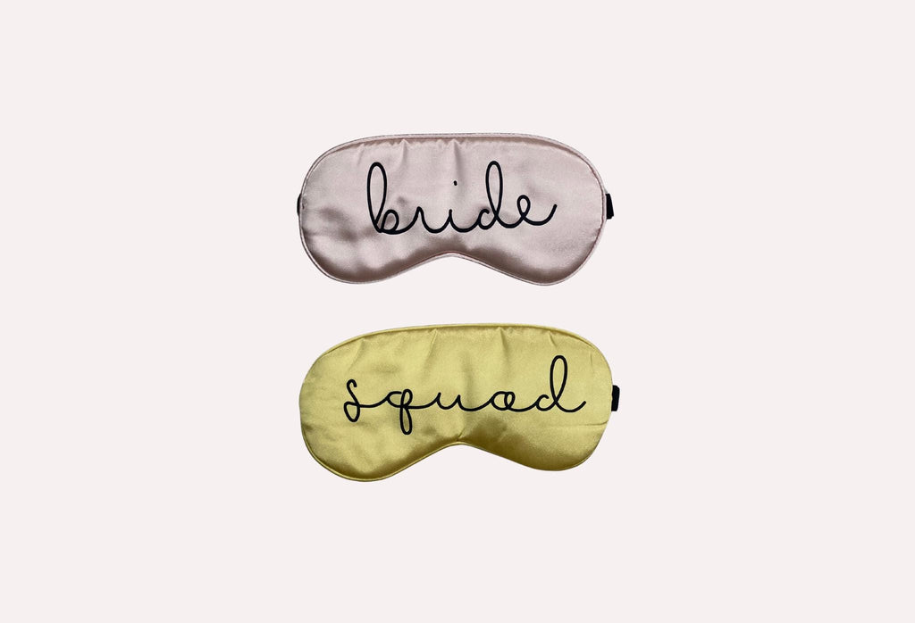 Bride Squad sleep masks