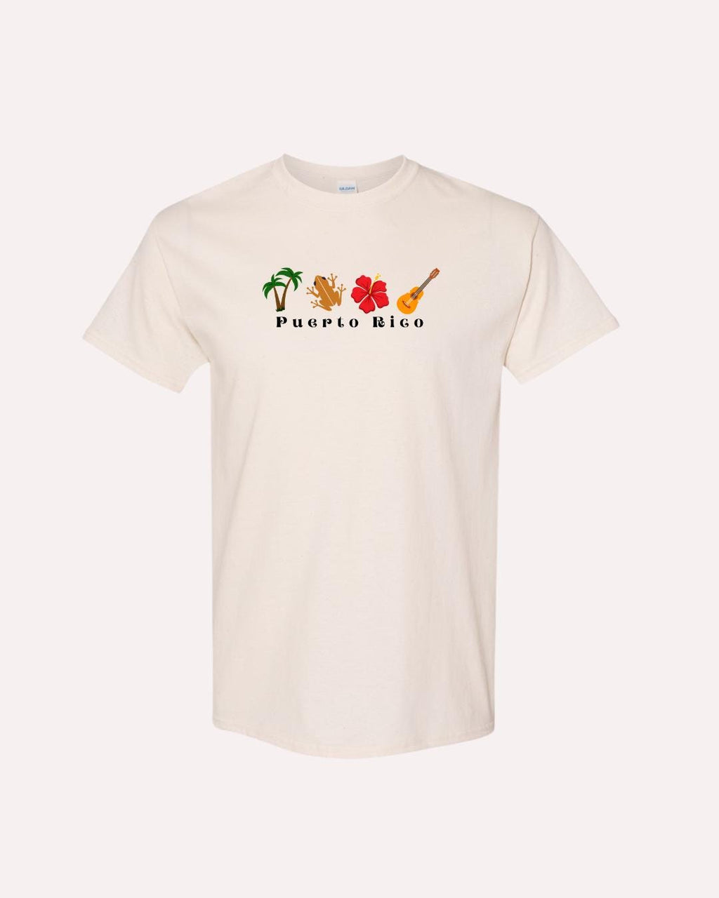 Puerto Rico Graphic T-Shirt: Gildan 5000 Unisex Tee