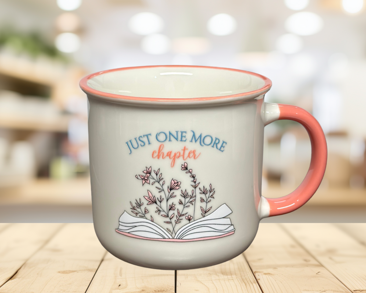 Just One More Chapter - Book Lover Coffee Mug | Reader Gift | Bookish Mug | Gift for Her