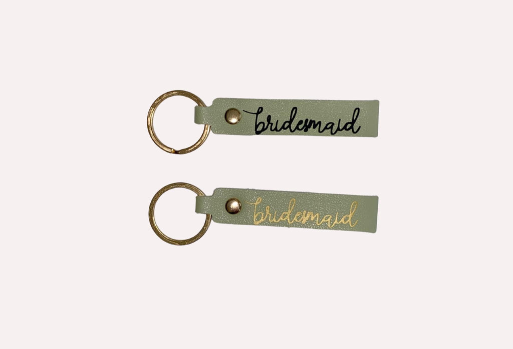 Maid of honor keychain!- SAGE GREEN