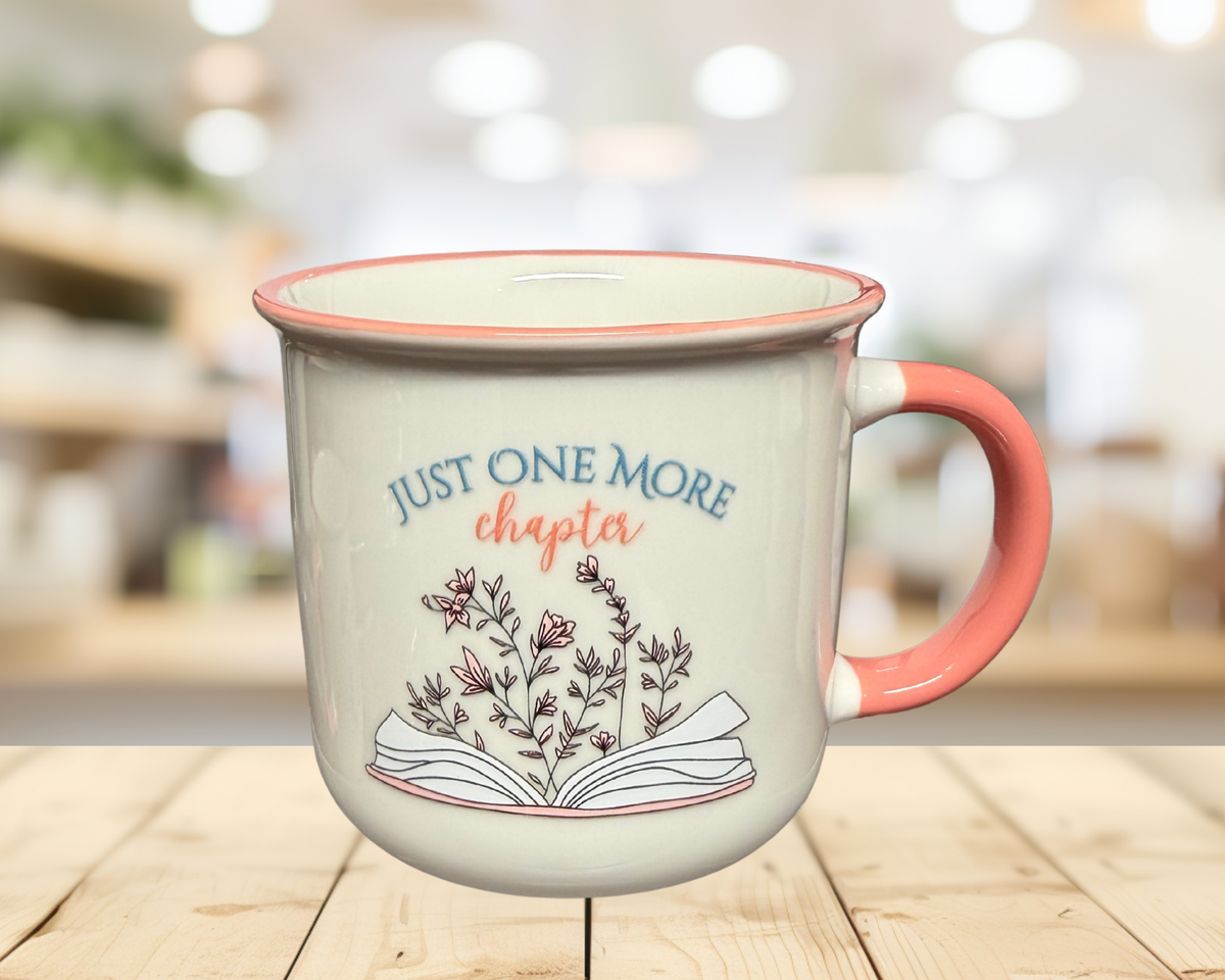 Just One More Chapter - Book Lover Coffee Mug | Reader Gift | Bookish Mug | Gift for Her