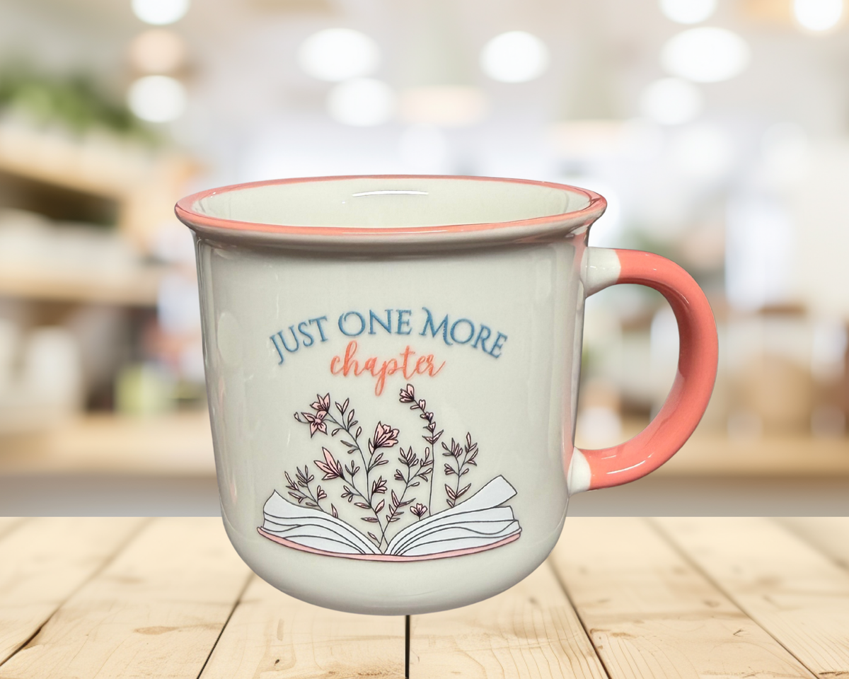 Just One More Chapter - Book Lover Coffee Mug | Reader Gift | Bookish Mug | Gift for Her