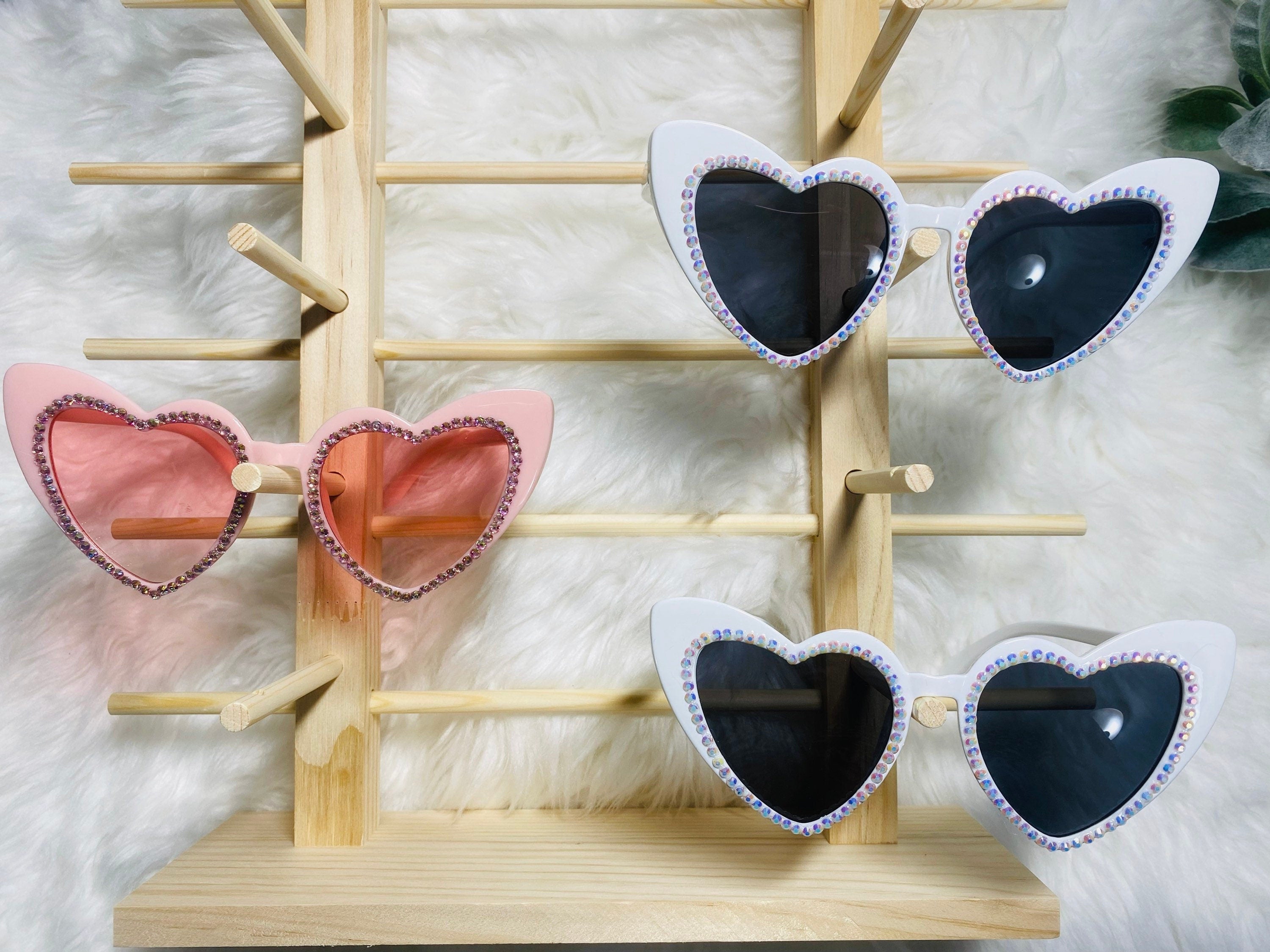 Jeweled Heart Sunglasses: Bachelorette Party Favors