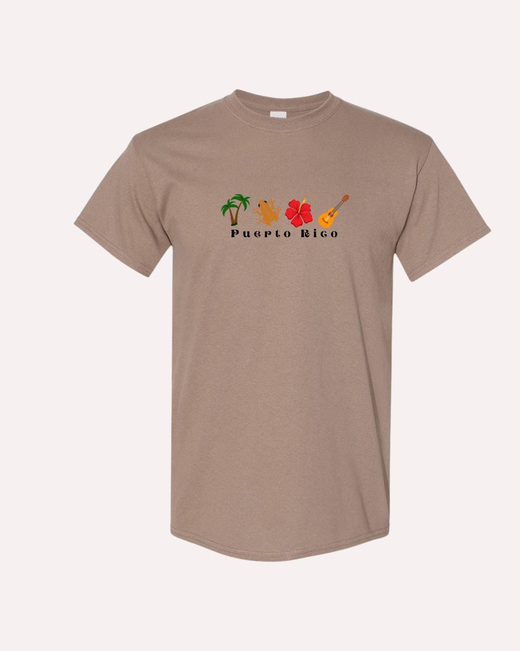 Puerto Rico Graphic T-Shirt: Gildan 5000 Unisex Tee
