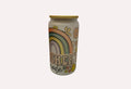 Teacher Mode Frosted Beer Can Glass - pastel colors