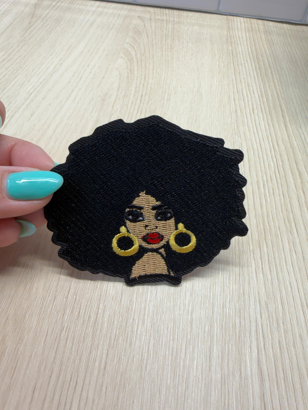 Black Girl Magic – Embroidered Iron-On Patch | Natural Hair Beauty | Melanin Pride | Statement Fashion Patch
