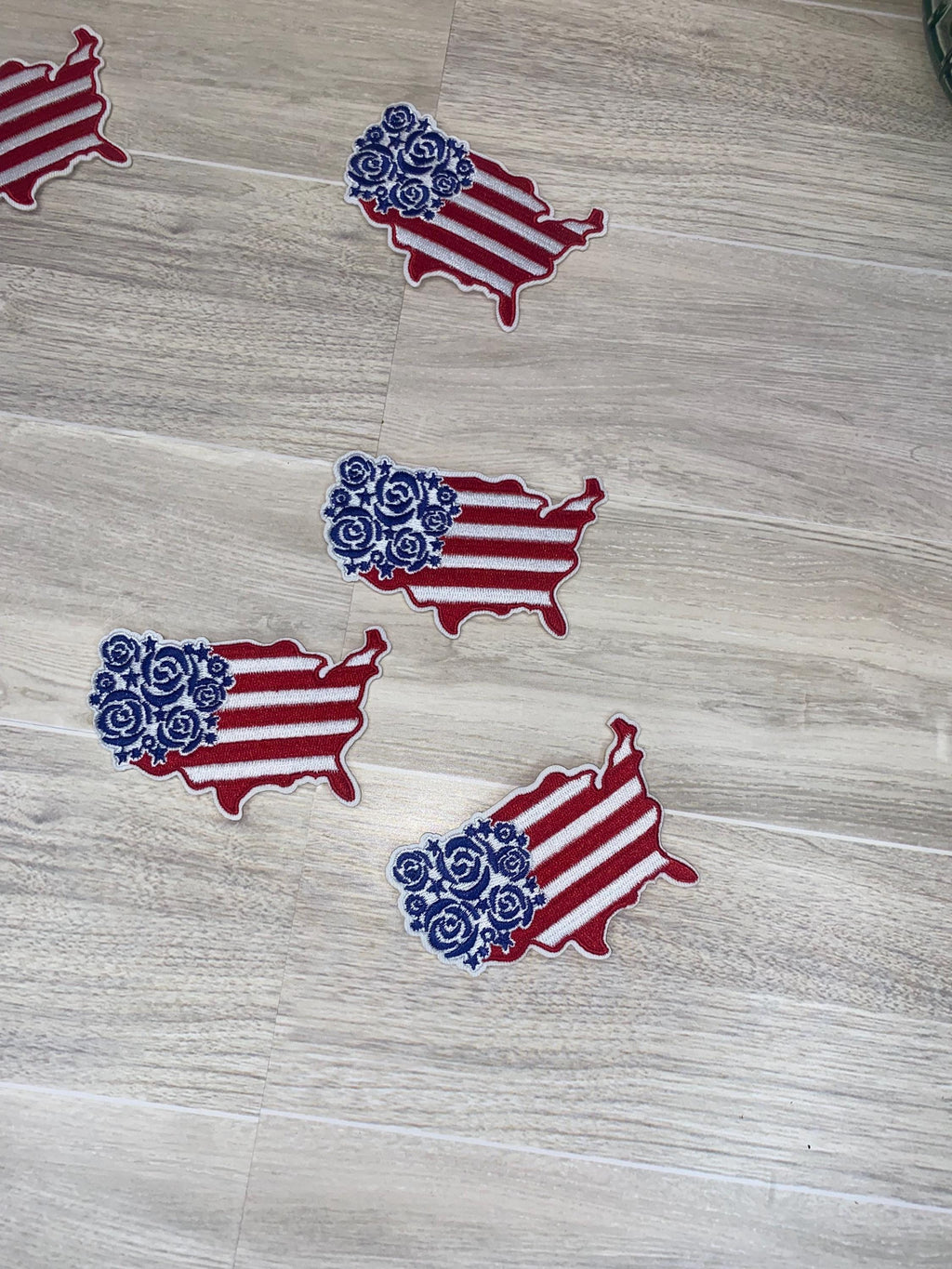 American Flag Embroidered Iron On Patch – Patriotic USA Limited Edition, patriotic, America
