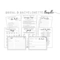 💍 Bridal Shower & Bachelorette Party Game Set (Printed & Shipped)