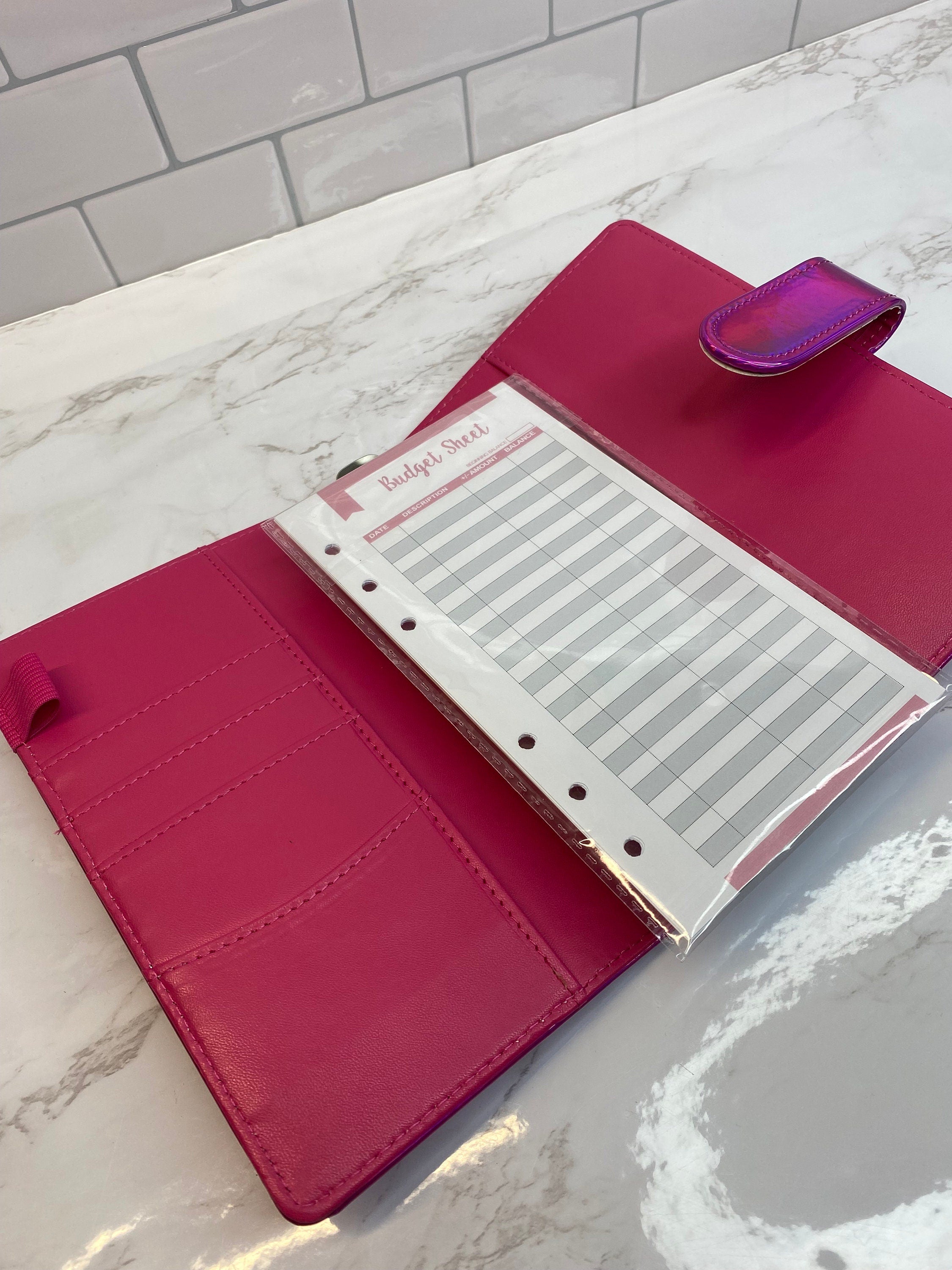 Holographic Budget Binders - budget journal