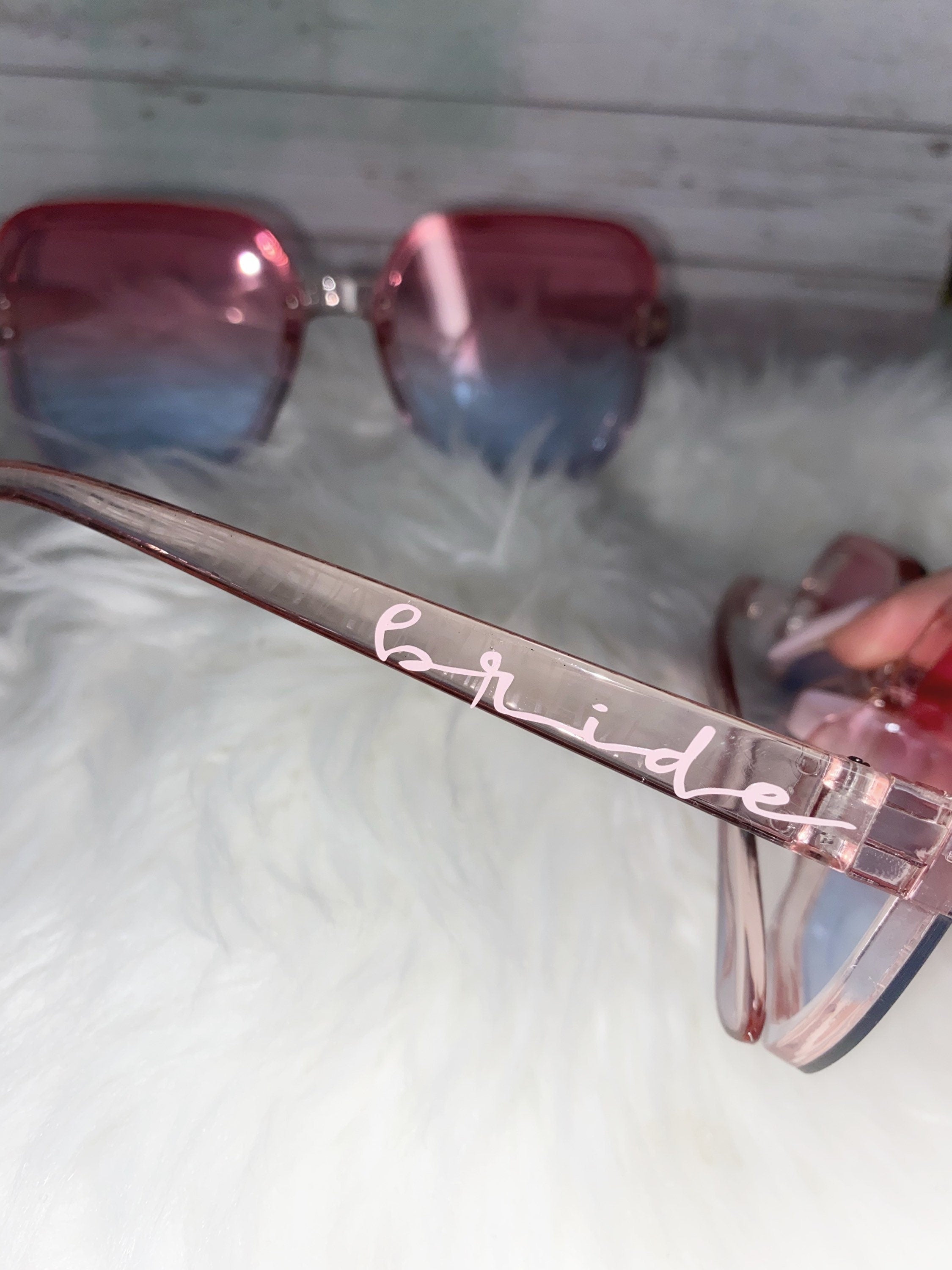 Oversized Bride Sunglasses: Bachelorette Party Favors
