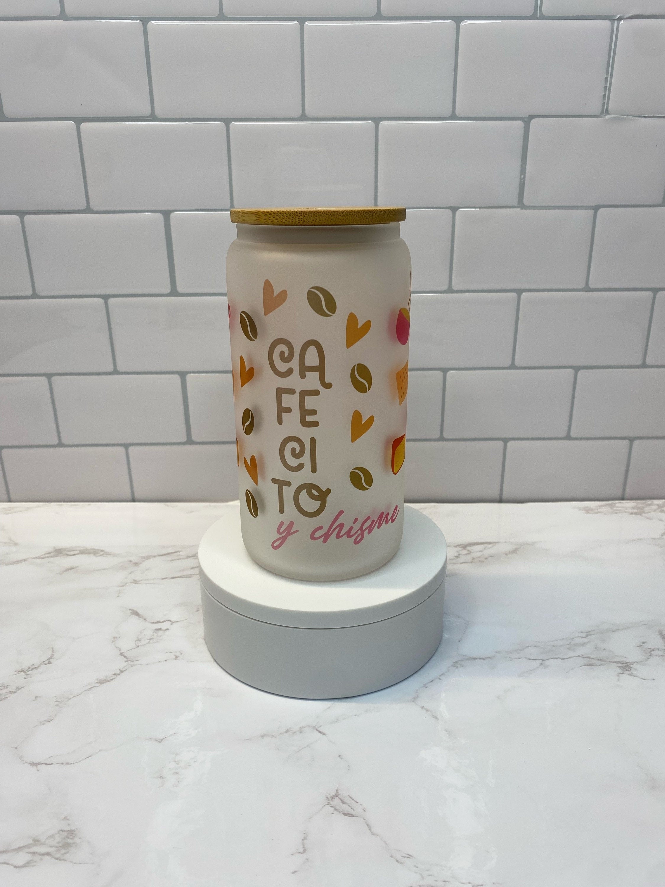 Cafecito y Chisme - Frosted Beer Can Glasses Caribbean Style