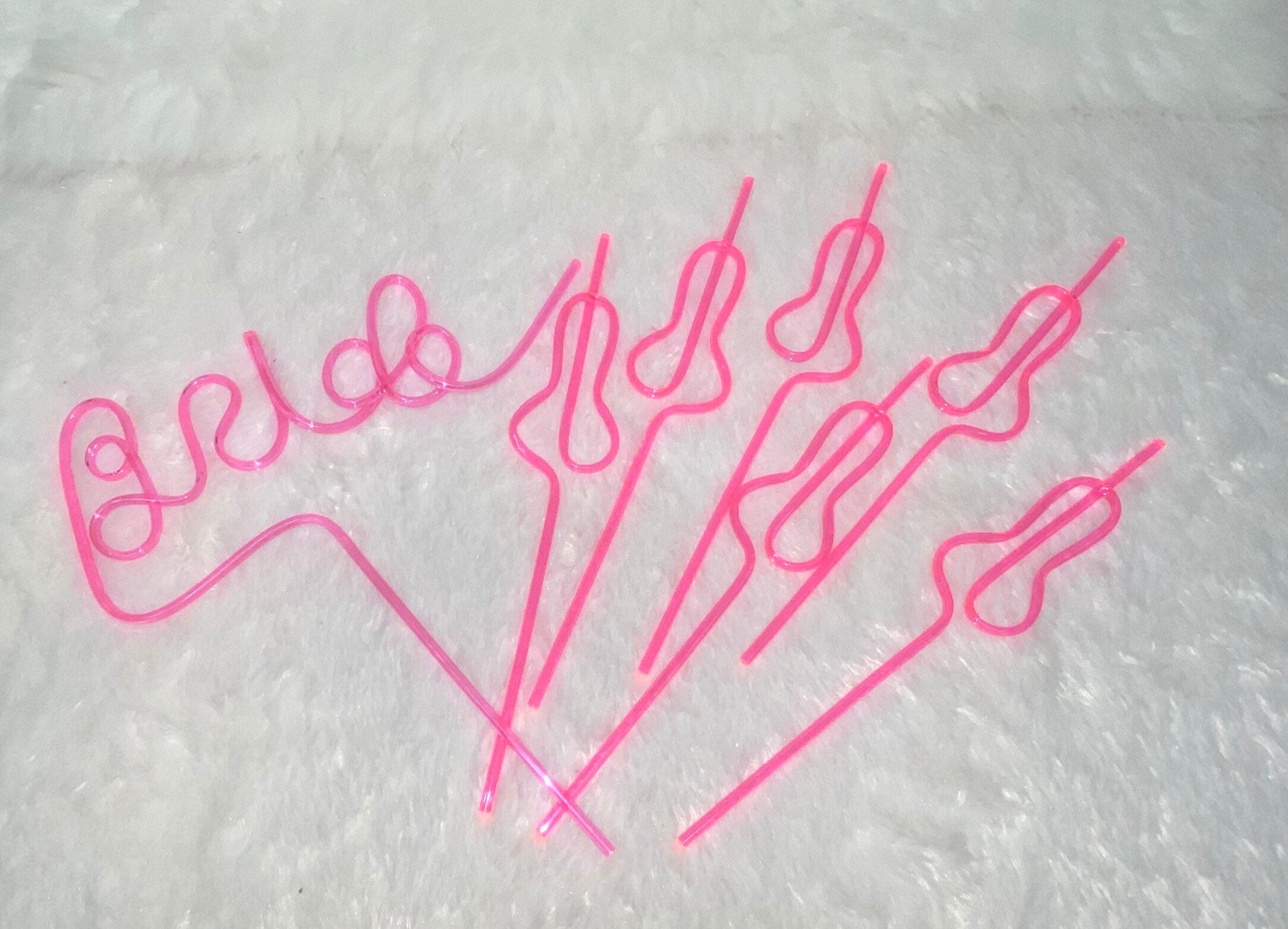 Bride & Bachelorette Party Straws – Fun Party Favors