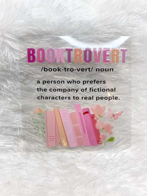 Booktrovert UV DTF 16oz Wrap, Book Lover Gift