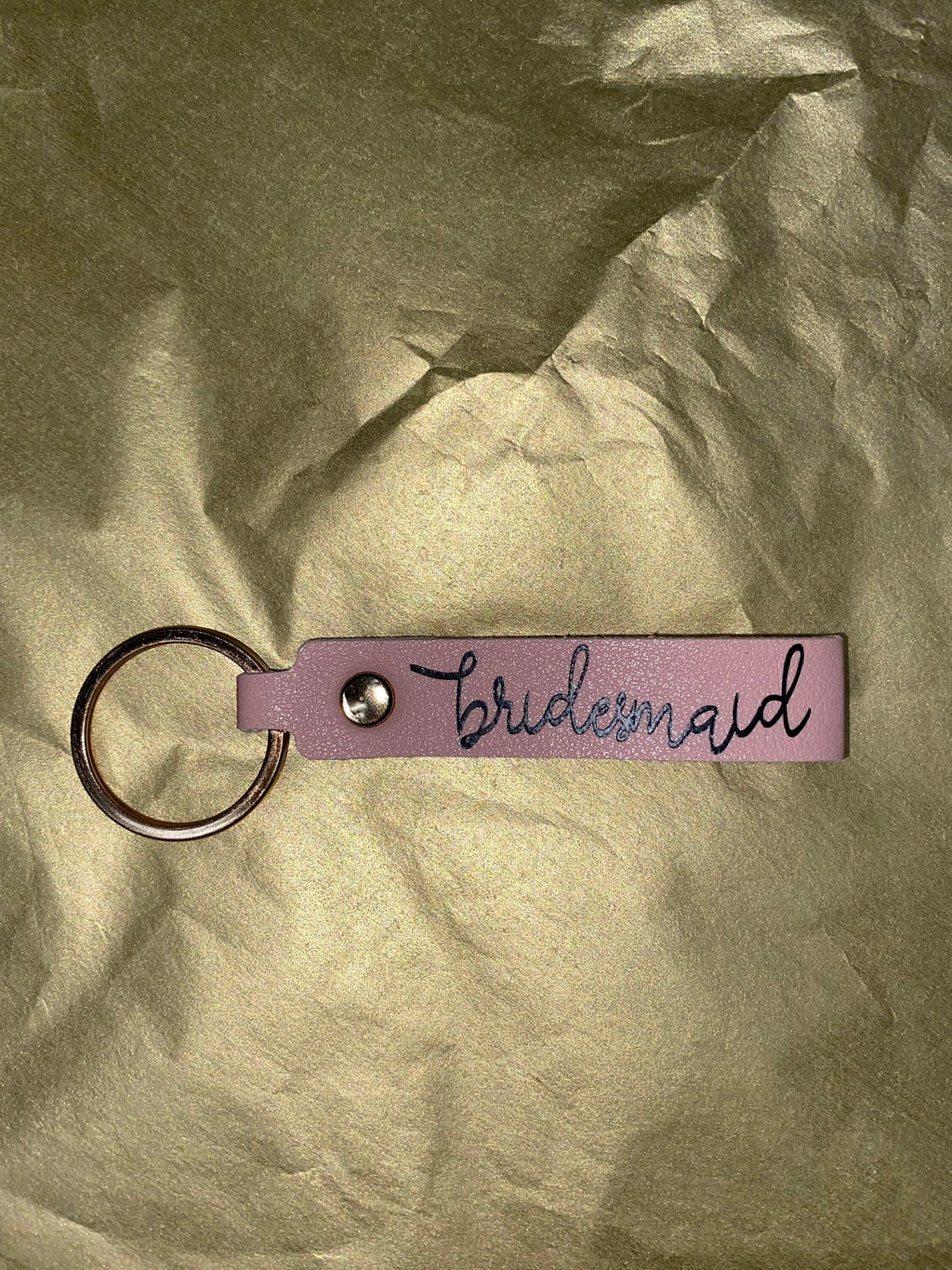Bridesmaid or maid of honor keychain!