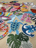 Playful Eclectic Patch Bundle – 40-Piece Iron-On Embroidery Set