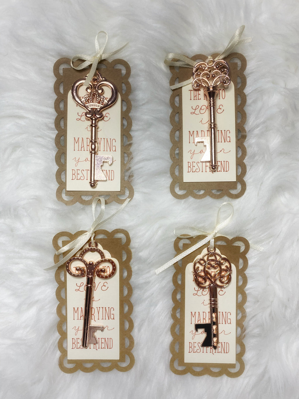 Rose Gold Bottle Opener – Wedding or Party Favor