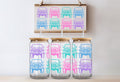 Pastel Truck UV DTF Wrap: Colorful 16oz Tumbler Design