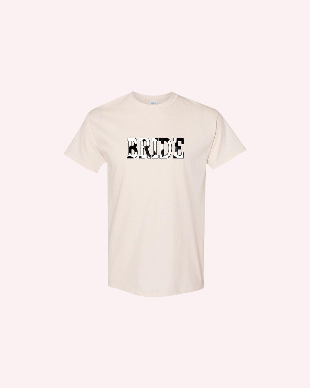 Western Bachelorette Cow Print T-Shirt: Bride & Babe Bridal Party