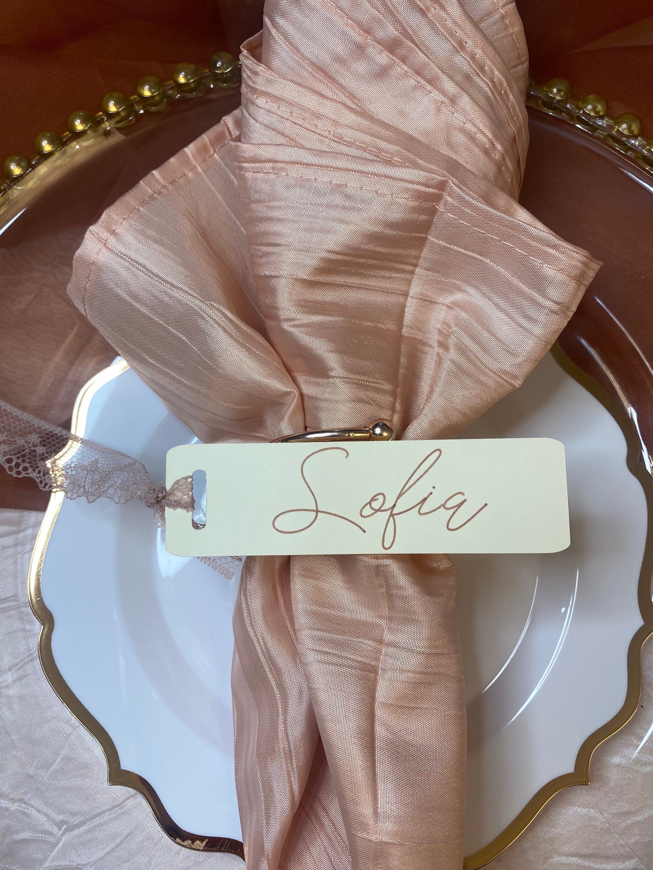 Minimalist place cards