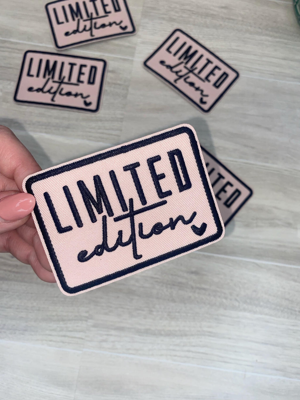 Limited Edition Embroidered Iron On Patch - 3 Inch