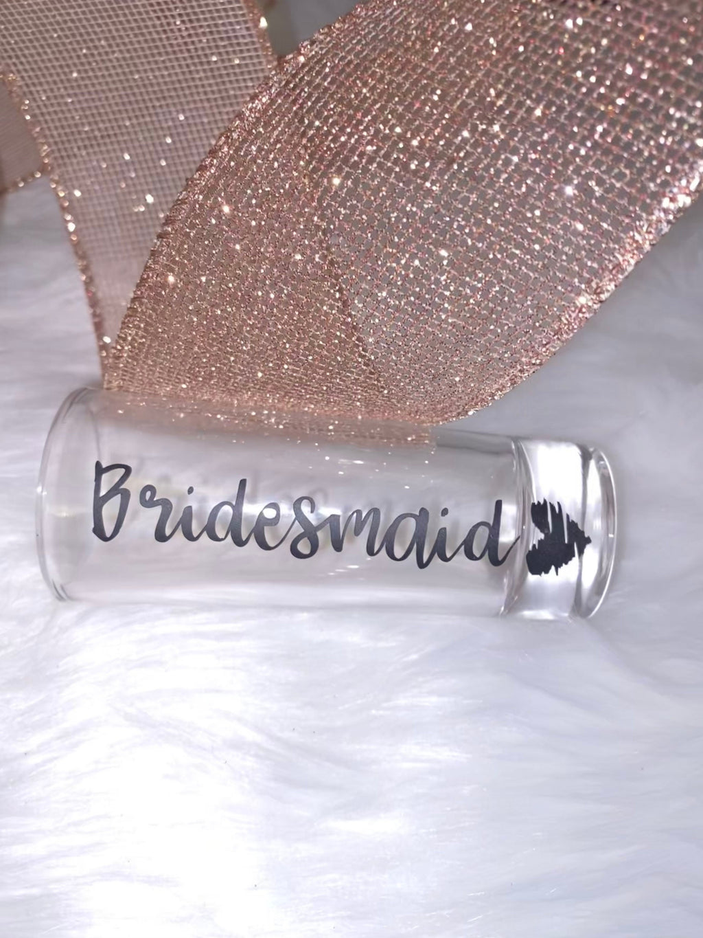 Bridesmaid shot glass